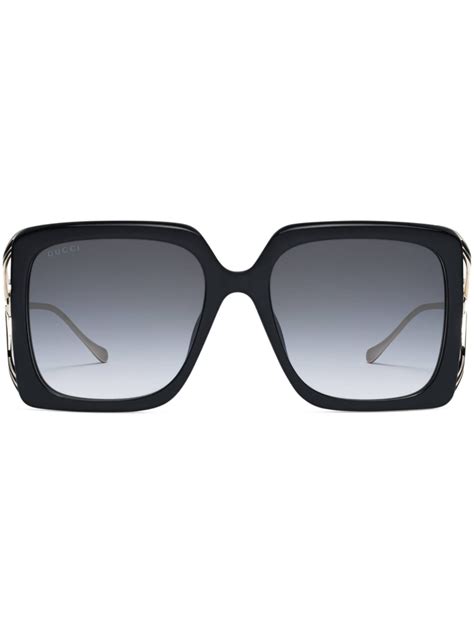 gucci oversized rectangular sunglasses|Gucci oversized sunglasses 2020.